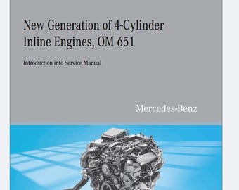 Mercedes OM 051 Servicehandbuch | 4-Zylinder-Reihendieselmotor PDF