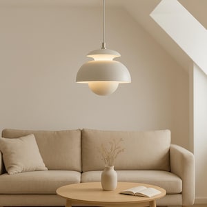 Modern Nordic Pendant Light – Minimalist Iron Ceiling Lamp for Kitchen Island, Dining Room or Bar | Sleek Hanging Chandelier