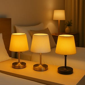 Vintage Wireless LED Table Lamp – Battery Operated Retro Desk Light • Portable Nightstand Lamp • Perfect Father’s Day 2025 Gift Decor