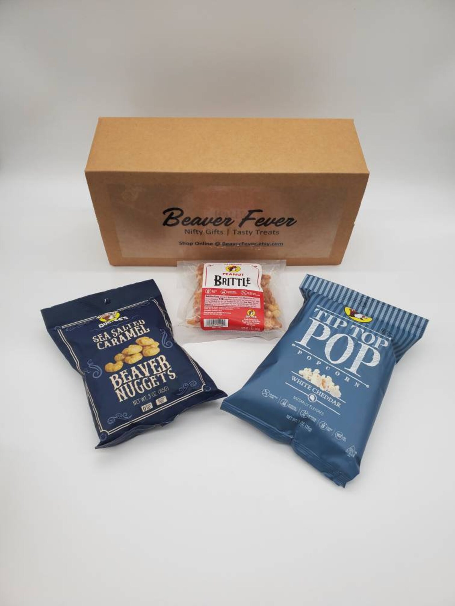 Buc ee s Gift Basket 3 Snack Box With Mask Peanut Etsy