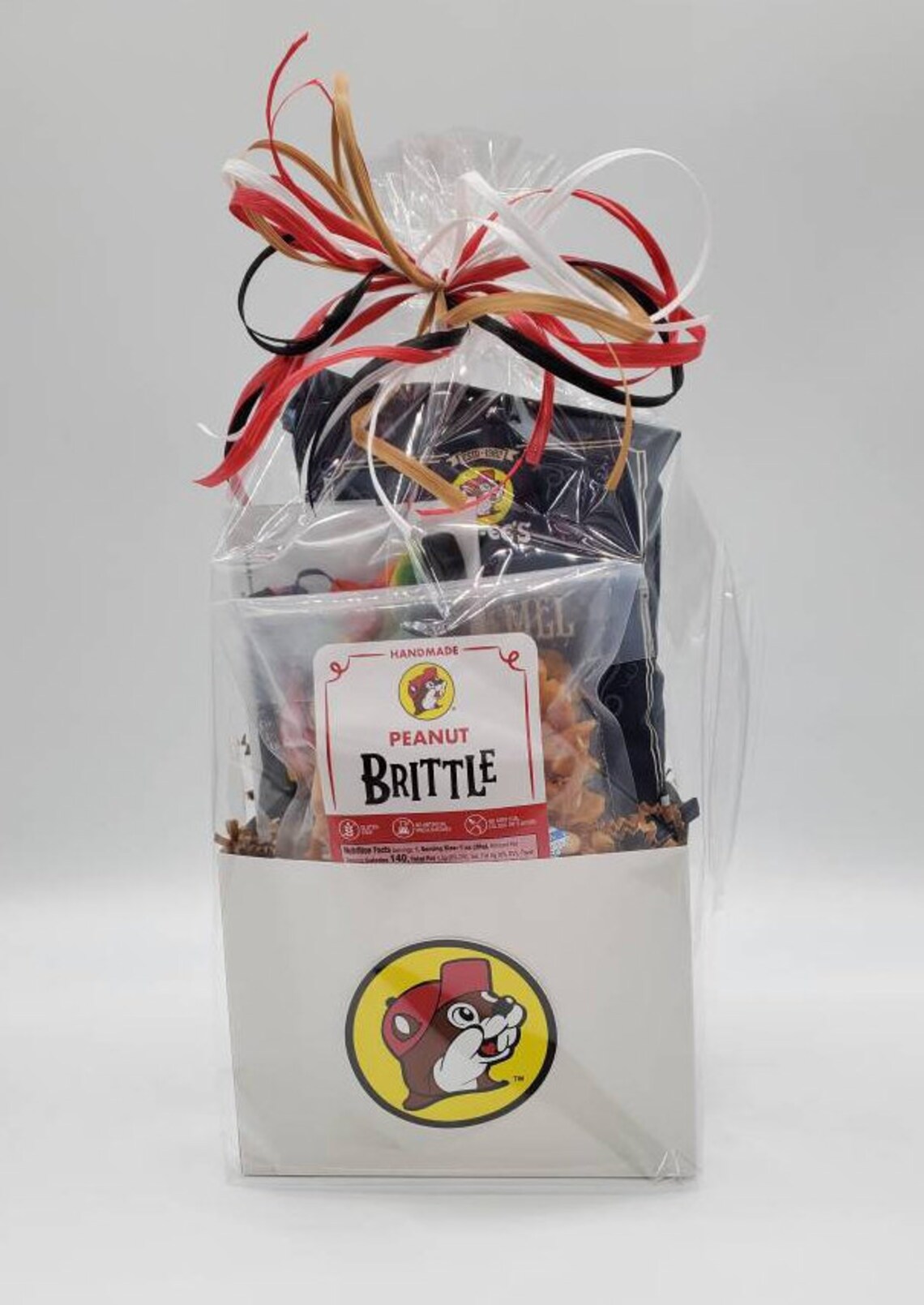 Buc ee s Gift Basket 3 Snack Box With Mask Peanut Etsy