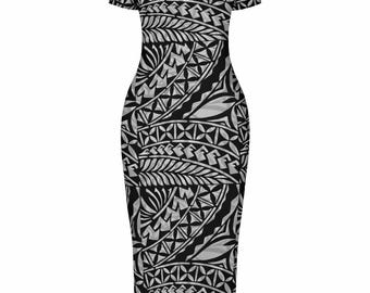 Mao Collection: Family Matching - WOMENS body con dress