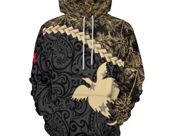 Papua New Guinea Hoodie | Black/Gold
