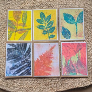 Botanical Art Print Greeting Cards: Handmade Nature Stationery Set