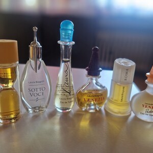 Vintage Laura Biagiotti perfume miniatures