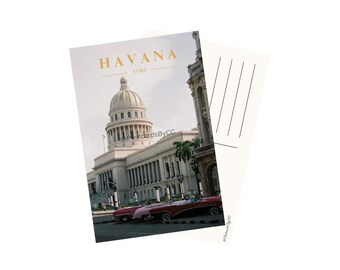Havana Cuba Travel Postcard: Dreamy Vintage Photography (PNG Digital Download)