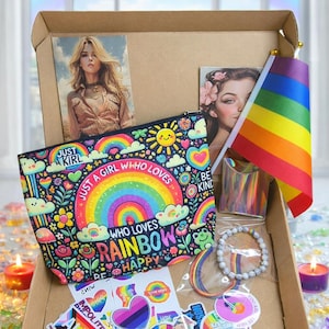 Lesbian, Gay, Queer Pride Box, Coming Out Gift, LGBTQ Gift Box, Pride Month Gift, Gay Gift, Gay Pride, Pride Gift Box