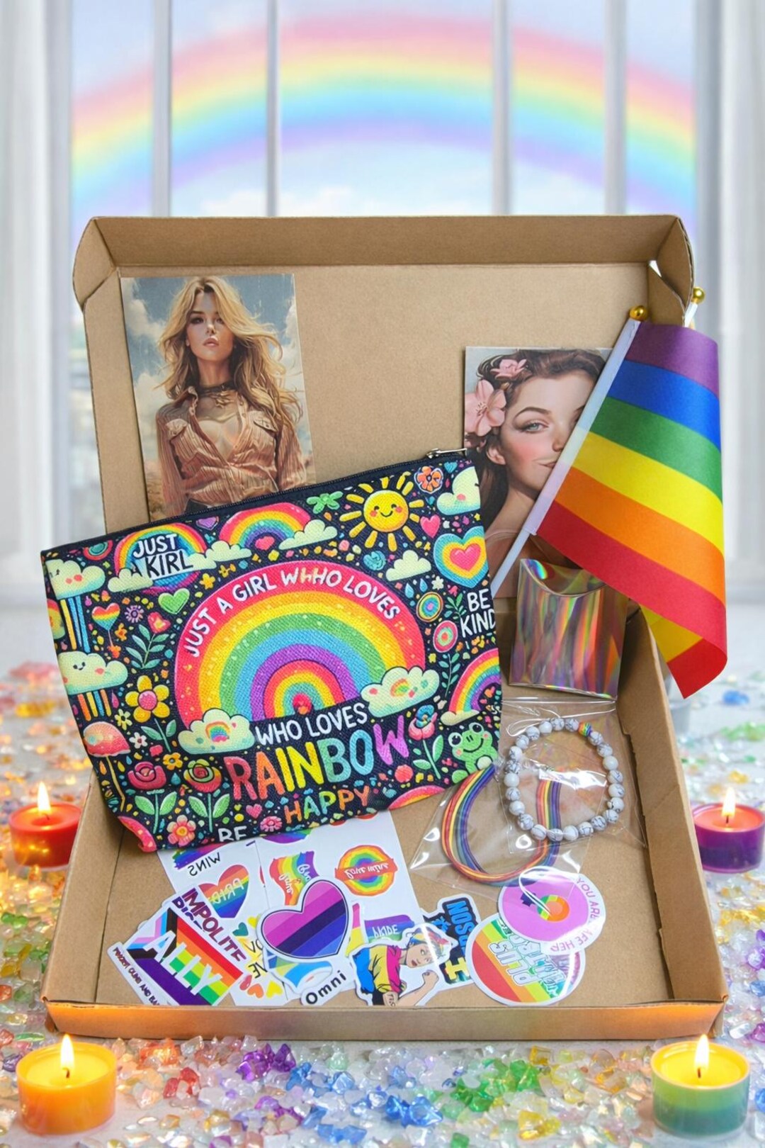 Lesbian, Gay, Queer Pride Box, Coming Out Gift, LGBTQ Gift Box, Pride ...