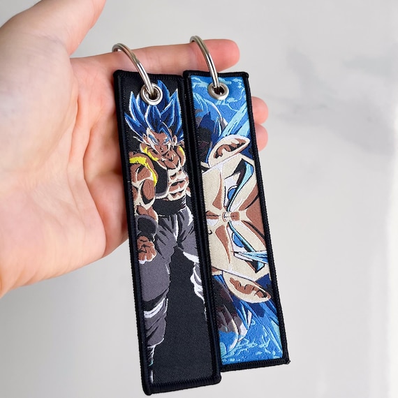 Anime Keychain Embroidered Jet Tag