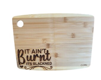 Tabla de cortar grabada con láser personalizada