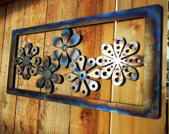 Daisy Chain Metal Art for Outoors or Indoors