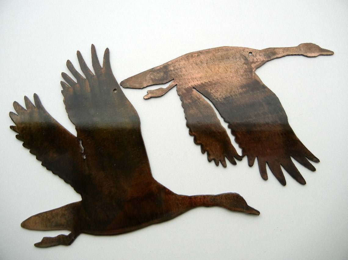 Ducks Metal Art Etsy
