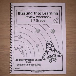 3rd Grade - Review Workbook - Printed Book
