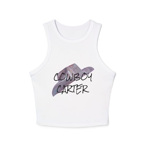 Canotta Cowboy Carter, Concerto, Beyonce, Canotta da donna alla moda, Top estivo