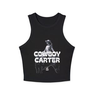 Cowboy Carter Damski Crop Tank Top, Beyonce, Koncert