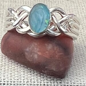 4pc. Mid Puzzle w/Stone Sterling Silver