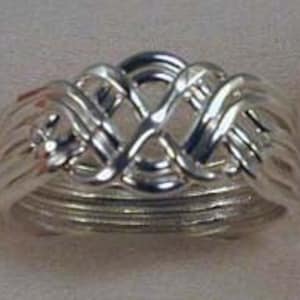 6pc. Sterling Silver Puzzle Ring