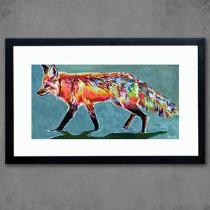 Cooke Montana Fox Giclee Art Print from Original Painting - Signed Limited Edition Laurel Hatch Studio