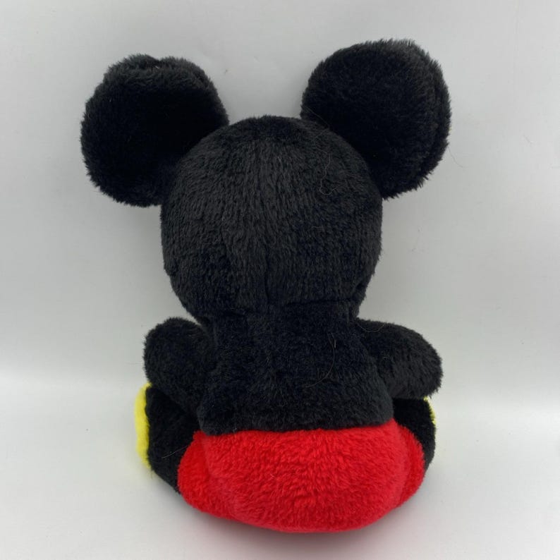 Vintage Mickey Mouse Walt Disney Plush 12" Stuffed Made In Taiwan image 2