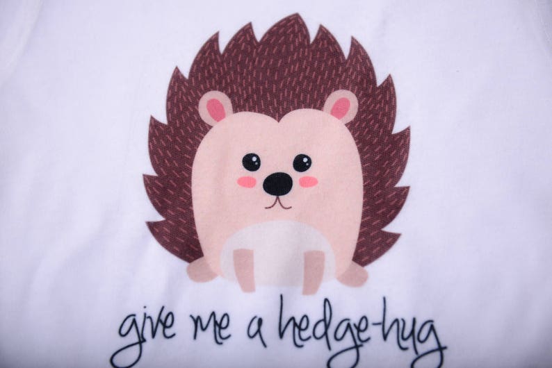 animal hedgehog forest woodland newborn infant bodysuit cute hospital going home outfit boy girl Gender neutral baby clothes gift for mom