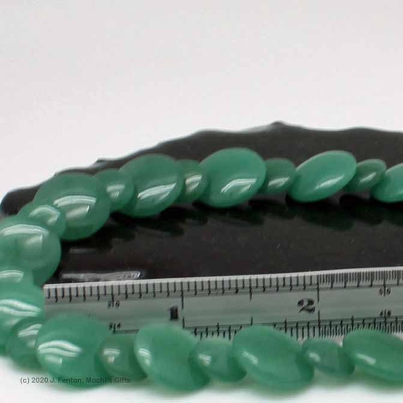 Aventurine imbricate necklace