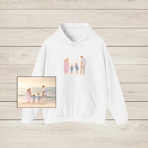 Personalized Photo Illustration Hoodie | Custom Gift | Photo Hoodie | Photo Sweatshirt |  Personalized Hoodie | Personalized Sweatshirt