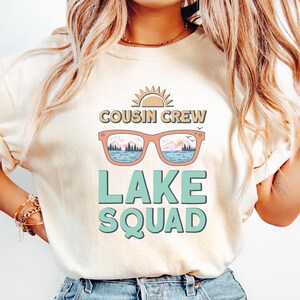 Cousin Crew Lake Squad Shirt, 2025 Summer Vacation Shirt, Family Reunion T-Shirt, Cousin Gift, Family Vacation Matching Shirts, Lake Trip