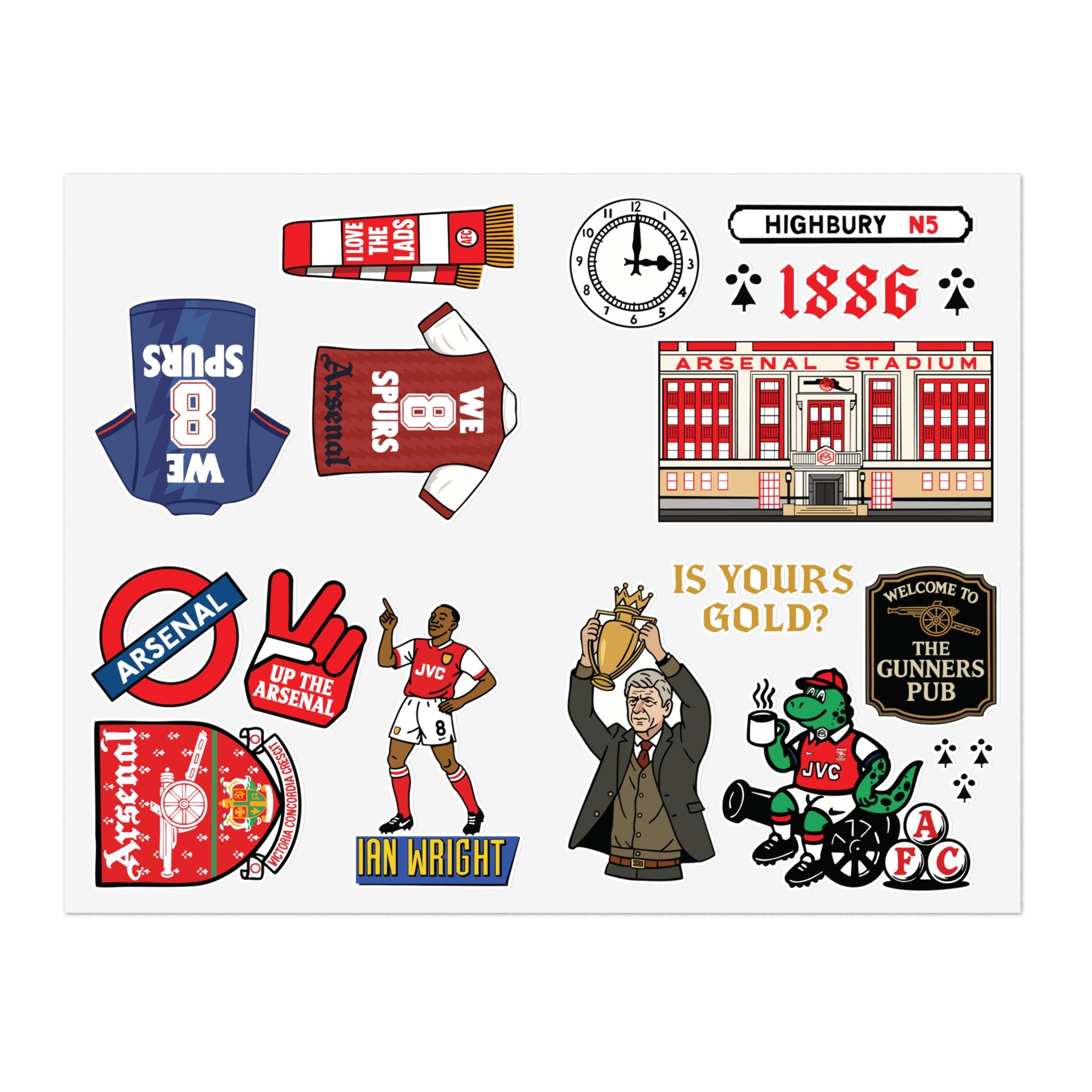 Arsenal stickers - Etsy 日本