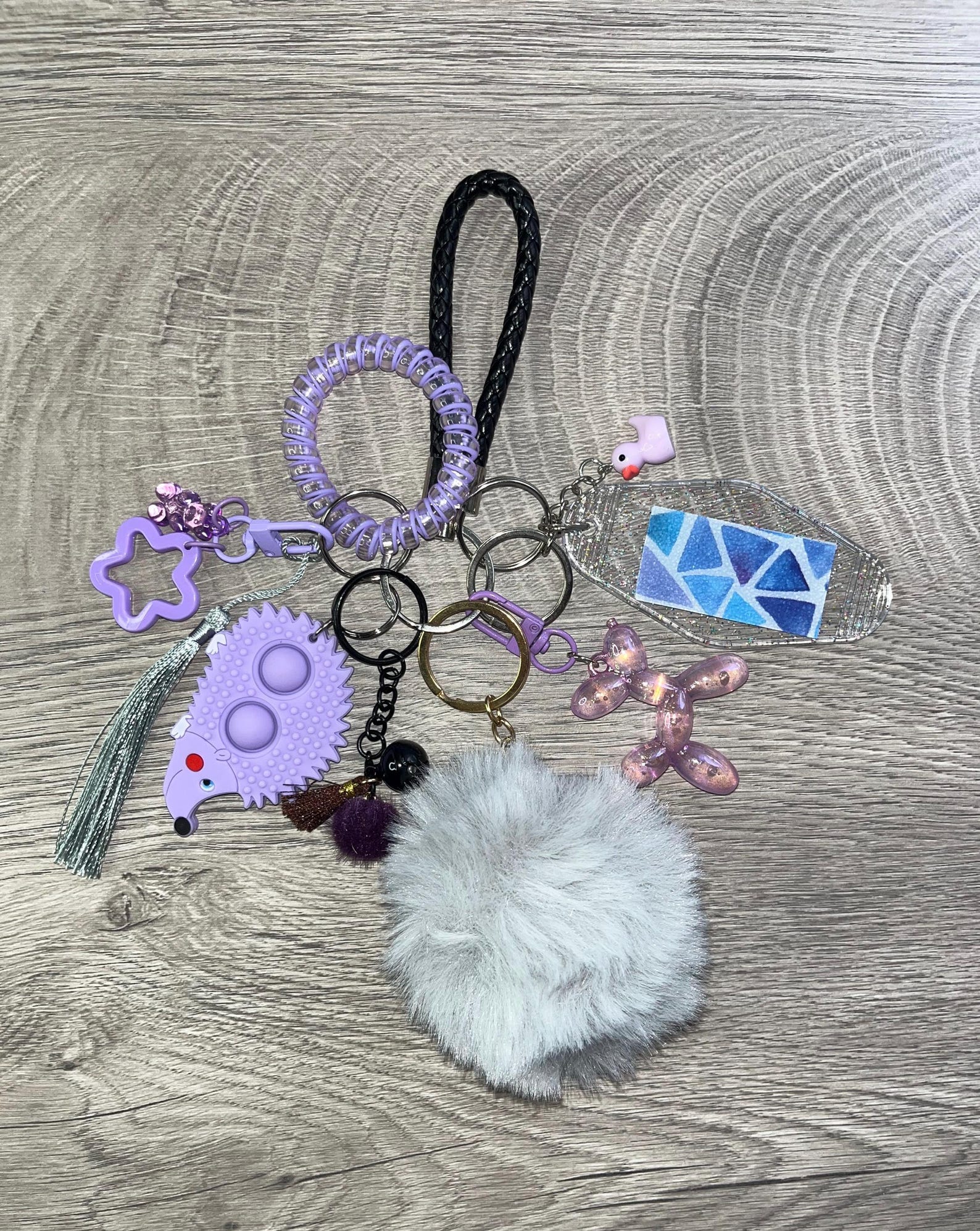 Fidget Keychain for Autism, ADHD, Anxiety, Stress Relief, Sensory Needs ...