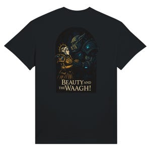 Beauty and the Waaagh! | Warhammer x Disney Parody T-Shirt | Sister Sororitas & Ork Mashup | Grimdark Romance Tee - Ultra Cotton T-shirt