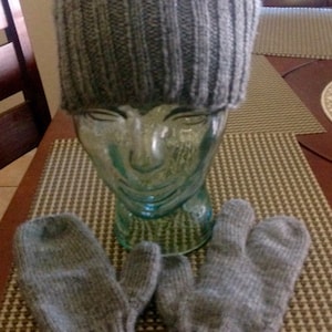 Watchman Skull Cap Beanie with Shooters Mittens image 1