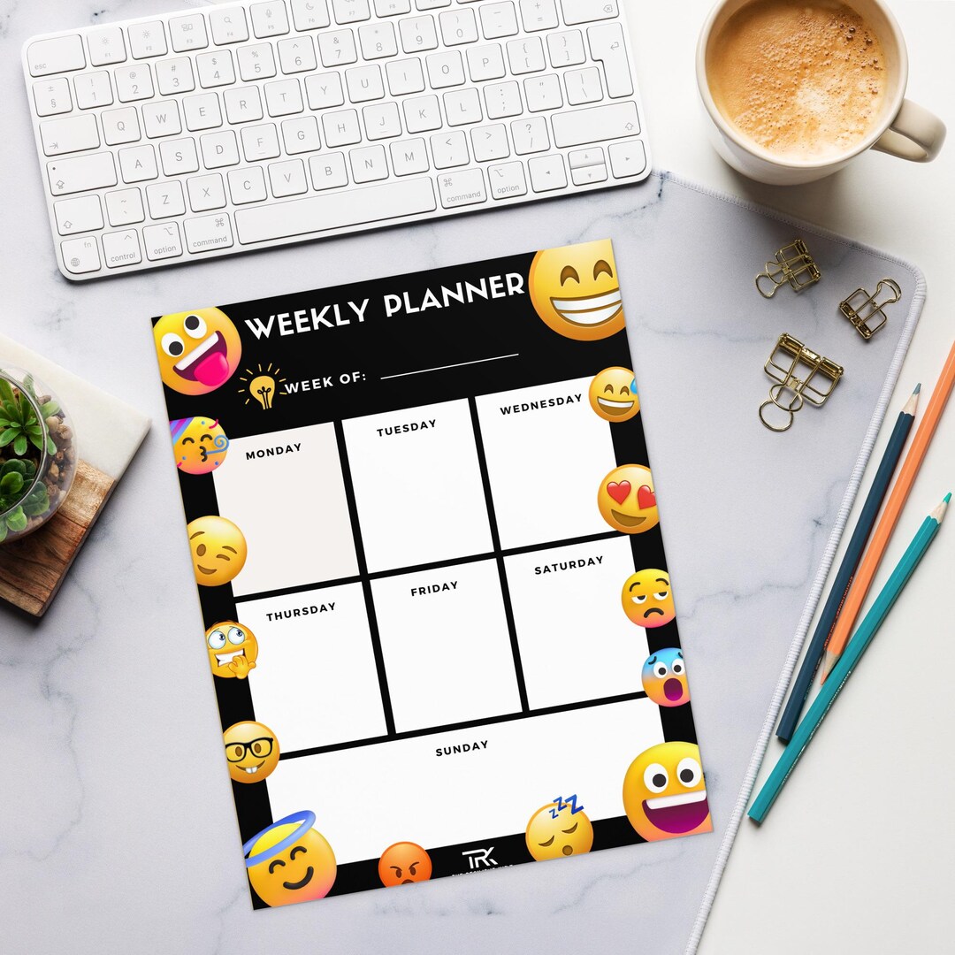 Weekly Planner Notepad for Kids – Tear-off Page Daily Organizer ...