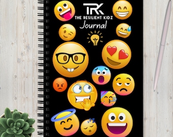 Emoji Mood Journal: Kids' Emotional Regulation Notebook