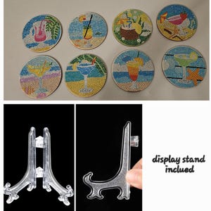 Posavasos con diseño de diamantes