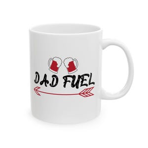 Personalized Ceramic Mug for Dad, Funny Gift for Father&#39;s Day, Coffee Tea Cup, Custom Mug, Best Dad Ever