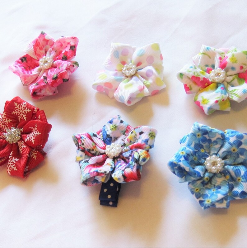 Hair Clip Girls Hair clip Toddler Hairclip Bow Ribbon Etsy