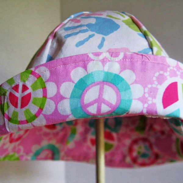 Sun Hat Toddler Hats  Bucket Hats  Girls Sun Hats  Reversible Hat   Beach Hat  Summer Sun Hats   Hats   Cotton Fabric Hats  Children Sun Hat