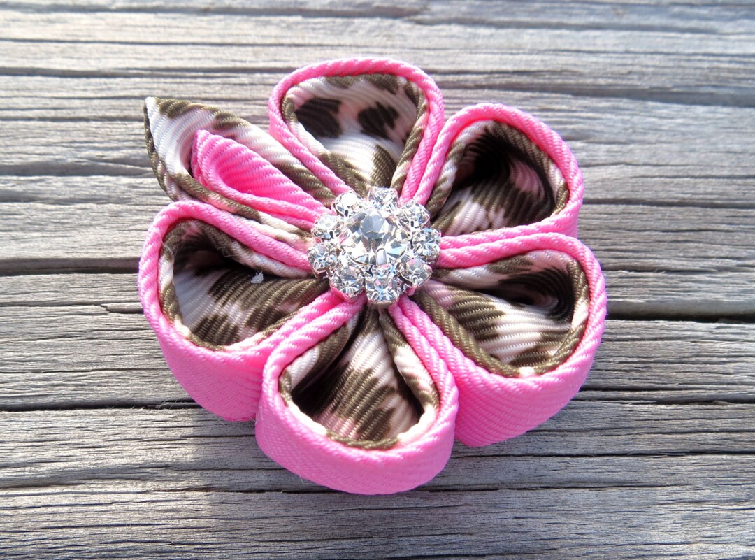 Hair Clip Ribbon Flower Hair Clip Toddler Flower Hairclip Boutique