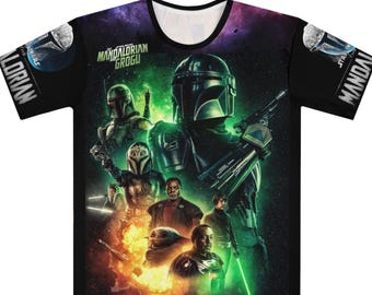 The Mandalorian Poster T-Shirt | Star Wars Mandalorian AOP Tee