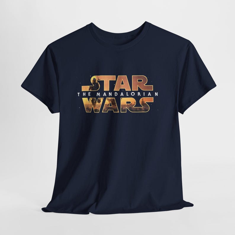 Star Wars The Mandalorian T-Shirt | Logo Graphic Tee immagine 10