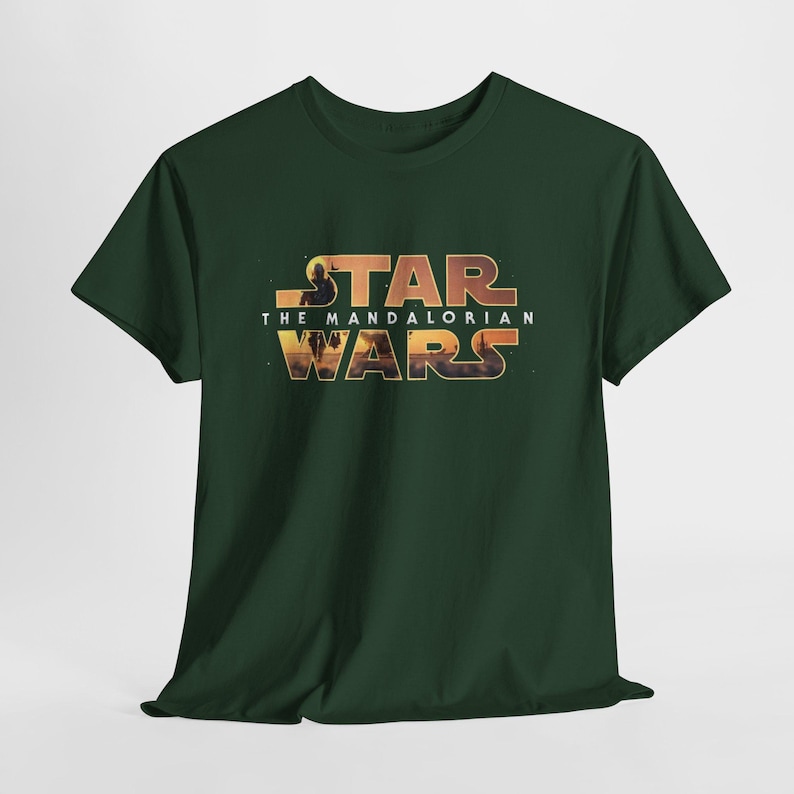Star Wars The Mandalorian T-Shirt | Logo Graphic Tee immagine 6