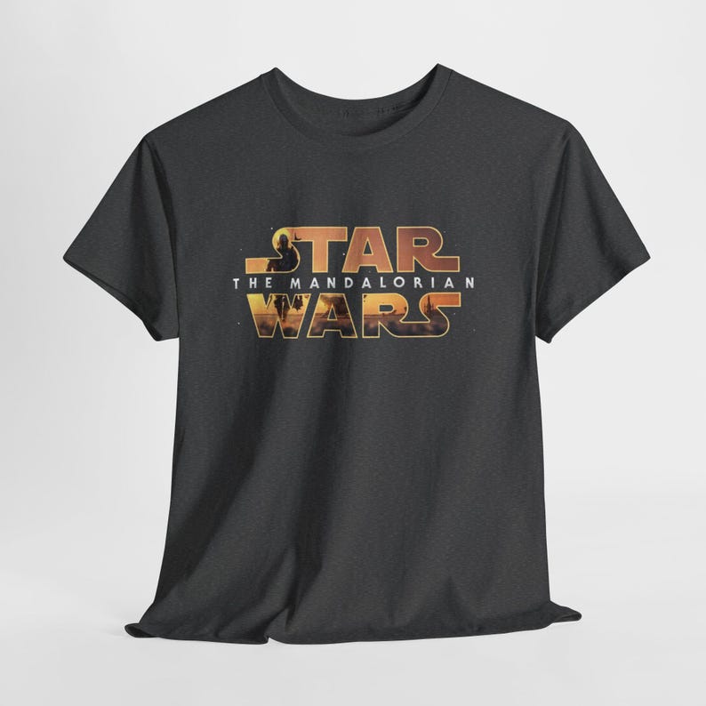 Star Wars The Mandalorian T-Shirt | Logo Graphic Tee immagine 7