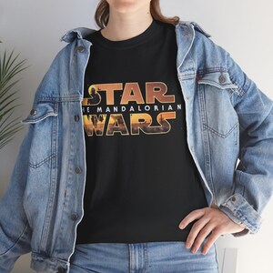 Star Wars The Mandalorian T-Shirt | Logo Graphic Tee immagine 14