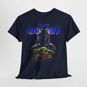 The Mandalorian Baby Yoda T-shirt | Star Wars Mandalorian T-shirt afbeelding 5