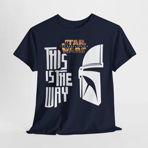 This Is The Way Mandalorian T-Shirt | Star Wars Helmet Tee image 8