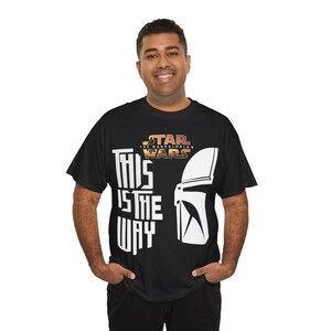 This Is The Way Mandalorian T-Shirt | Star Wars Helmet Tee image 10