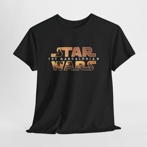 Star Wars The Mandalorian T-Shirt | Logo Graphic Tee immagine 3