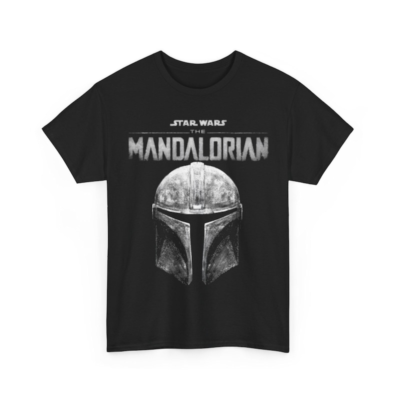 Camiseta del casco de The Mandalorian | Camiseta de Star Wars Mandalorian imagen 2