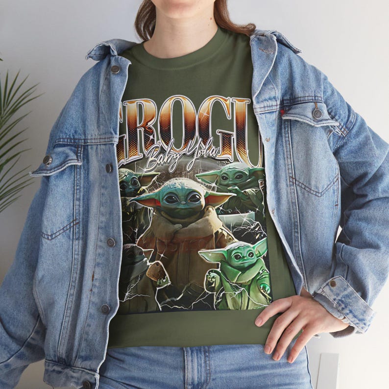 Camiseta Grogu Baby Yoda | Camiseta con un lindo personaje de Star Wars imagen 17