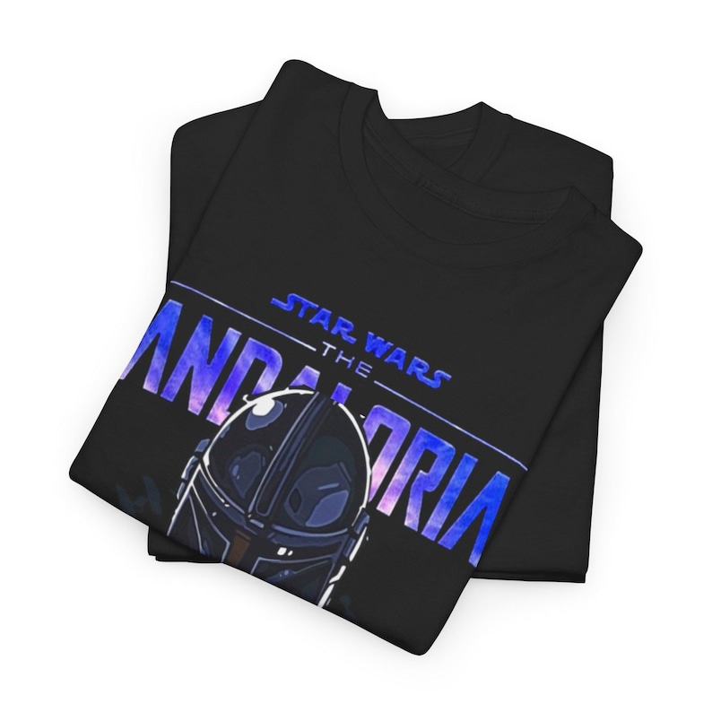 The Mandalorian Baby Yoda T-shirt | Star Wars Mandalorian T-shirt afbeelding 2